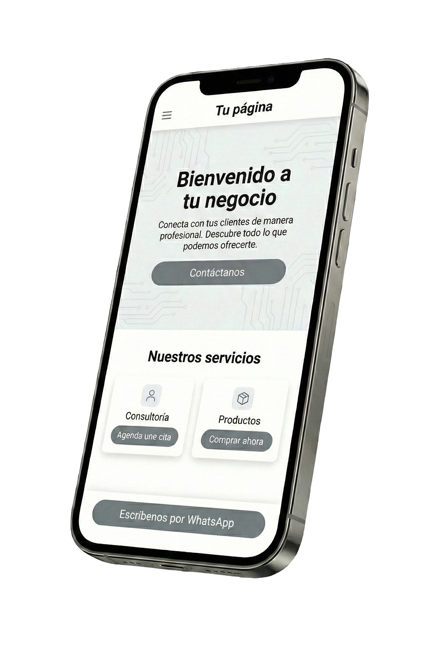 Mockup móvil