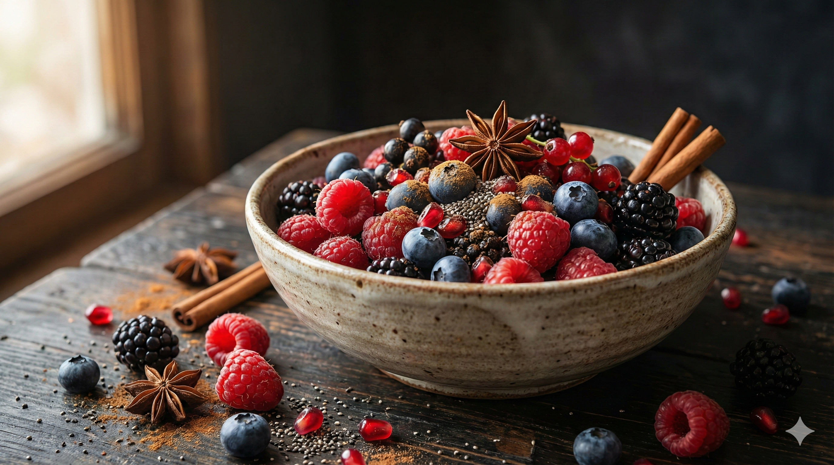 Bowl con frutos rojos
